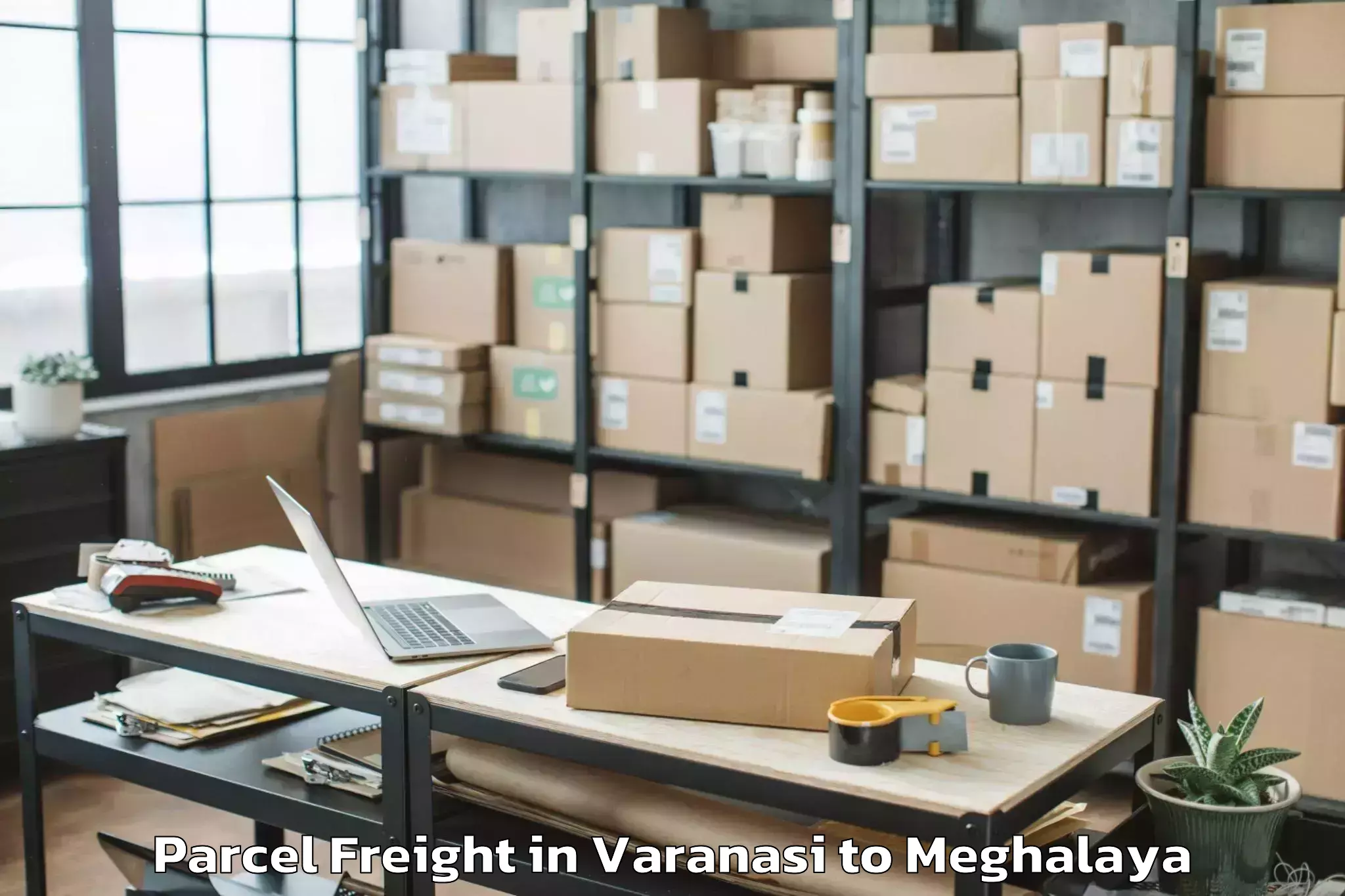 Book Varanasi to Tura Parcel Freight